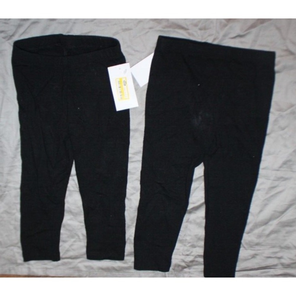 New Cat & Jack Girls' Leggings Size 18 Months black
